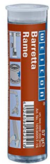 Weicon Barretta Rame 57G - 2 Adesivi Per Componenti - Adesivi a Base Di Resina Epossidica - Adesivi Speciali - Per la Riparazione Di Tubi e Cavi - Resistente Al Calore