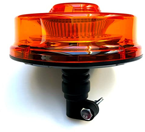 Luz LED giratoria de advertencia, 48 ledes, 24 W, 12/24 V, E9, R65, R10, flexible, luz giratoria IP66