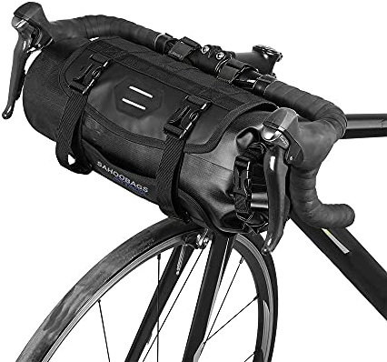 doorslay Fahrrad Lenkertasche, Wasserdicht Rollverschluss Fahrradtasche Fronttasche Packtasche Trockentasche, 3L-7L Einstellbar, Radfahren Mountain Road MTB Fahrradlenker Tasche