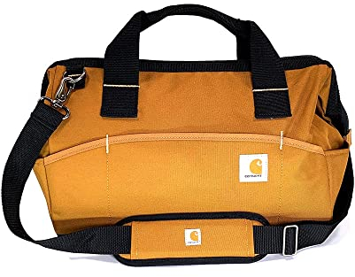 Carhartt Gear B0000350 Werkzeugtasche, mittelschwer, 40,6 cm, 17 Taschen, Einheitsgröße, Carhartt Brown