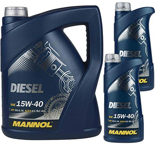 QR-PARTS 69989051 7 Liter OriginalMANNOL Motoröl SAE 15W-40 DIESEL Engine Oil Öl