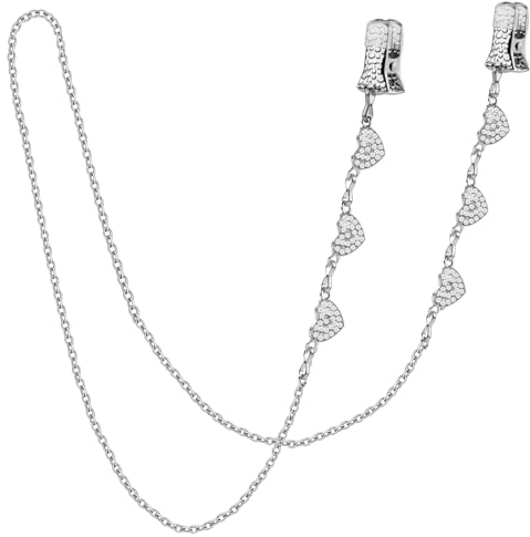 Mimimelon Strass-Brillenketten für Damen, Brillenband mit Clip, Sonnenbrillenband, Schlüsselband, 1, 38