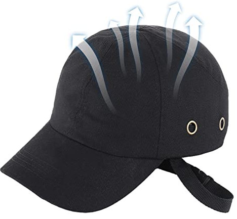 Berretto di sicurezza da baseball, con cappuccio di sicurezza anti-shock, protezione per la testa, protezione dagli urti