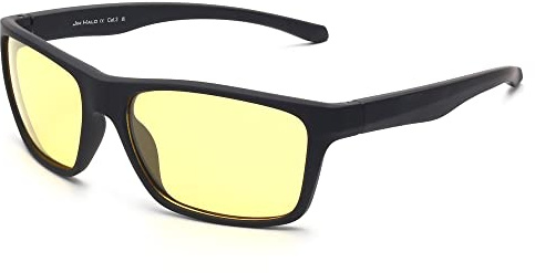 JIM HALO Polarisierte Sonnenbrillen für Damen und Herren mit UV-Schutz | Leichter Rahmen, sportlicher Stil, HD-Sicht für Angeln und Golf im Freien