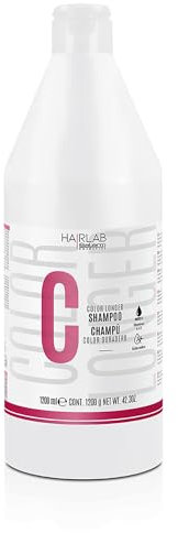 SALERM - Champú Cabello Teñido, Decolorado o con Canas - Shampoo Color Longer Hair Lab - 1200 ml - con Provitamina B5 y Vitaminas A y E - Sella y Mantiene el Color - Sin Sulfatos ni Parabenos