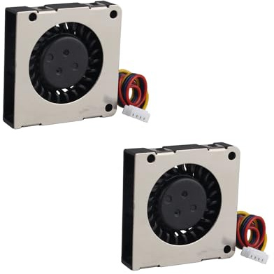 ZDE 2 Stück 3007 PWM Gebläse Lüfter 30x30x7mm Geschwindigkeitsanpassung Kühlkörper Kühler für Raspberry Pi 5 4GB/8GB