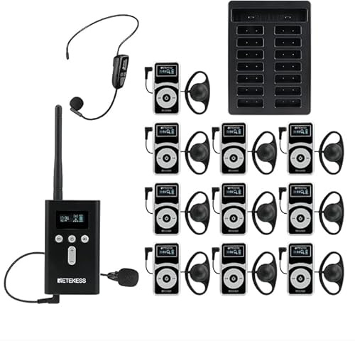 Retekess T130P Sistema de Guía Turística,Sistema de Audioguía (1-10)