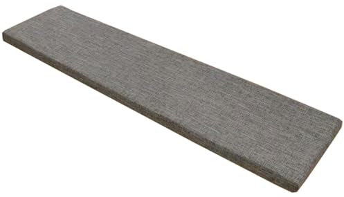 MSNCS Bankauflage Bankkissen Outdoor,140x40 150x50 120x40 100x40 180x40cm Sitzkissen Bank mit Abnehmbarem Bezug, 3CM Dicke, Waschbare Stuhlkissen Bankpolster Gartenbank Auflage(#1,110x45x3cm)
