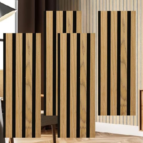 Panneaux muraux acoustiques en bois pour mur intérieur et plafond Panneau mural à lattes en bois 3D pour décoration murale élégante