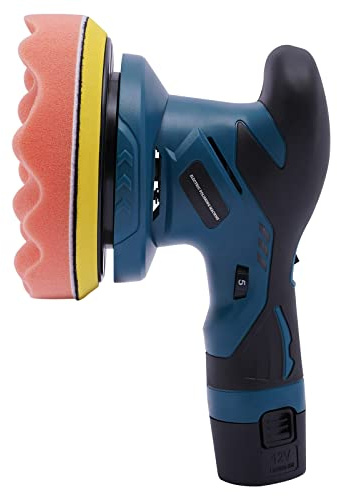WAZYKJMDXX Car Buffer Polisher 6 Inch Cordless Polisher Kit 2500-5000rpm Rechargeable Battery for Car Window Polishing