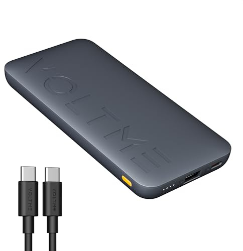 VOLTME Hypercore Power Bank 20,000mAh, Chargeur Portable Powerbank Batterie Externe Charge Rapide en Bleu, Batterie de Secours Portable USB C Input & Output pour iphone 16 15 14 Samsung Huawei, etc