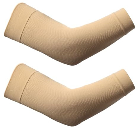 Mangas de brazo para hombre y mujer | Mangas de compresión para cubrir los brazos para el trabajo | Manga protectora para adelgazar contra moretones para la vida diaria
