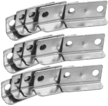 Cabilock Lot De 20 Plaques De Verrouillage Métallique à Angle Droit En Acier Inoxydable, Gâche De Serrure Standard Pour Tiroirs De Bureau à Domicile, Sécurité Renforcée, Usage Polyvalent