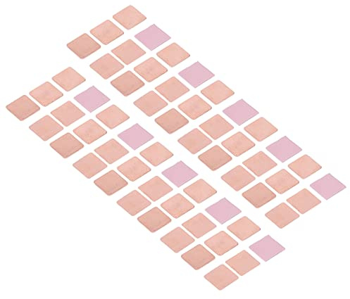 AUNMAS Cuivre dans le Refroidisseur Thermique en Cuir Thermique Refroidissement Efficace pour VRAM RAM, 60 PCCS Copper Pad Silicon
