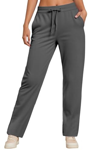 Pantalon décontracté taille haute pour femme - Taille haute - Taille élastique - Confortable - Pour un usage quotidien - Automne et hiver - Pantalon décontracté pour femme