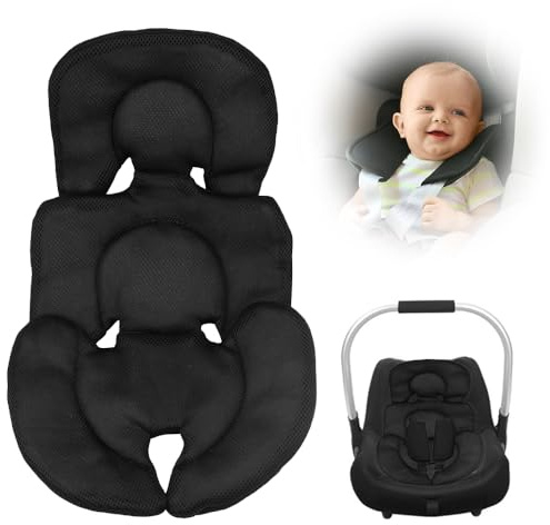 XUXLEKK Reductor Silla Coche Bebe, Cómodo Y Transpirable Reductor Silla Paseo Bebe, Cojin Reductor Silla Coche, Cojin Reductor Bebe, Cojín Para Asiento De Coche Para Cochecito, Funda Para Asiento