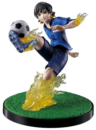 Szchxin Anime Bachira Meguru Figure Calcio Calcio Pose Statua Manga Scultura PVC Modello Anime Scene Figure Decorazione Tavolo Da Collezione 13 cm