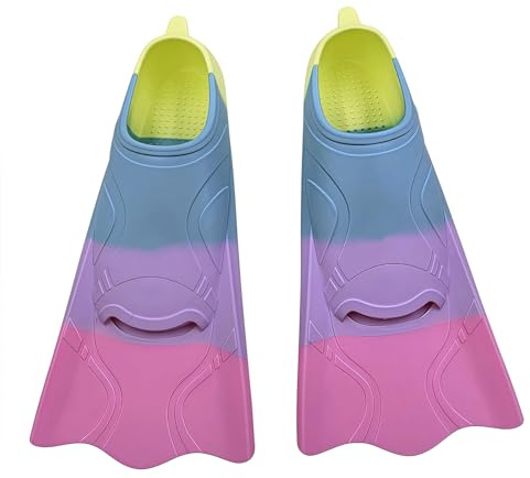 Zeizafa 1 Paar Professionelle Silikon Schwimmflosse Für Kinder Und Damen Ergonomische Froschflosse Zur Verbesserung Der Schwimmgeschwindigkeit rutschfeste Silikon Flossen