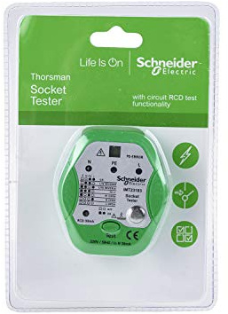 Schneider Electric Thorsman IMT23112 Multimètre numérique Cat 3, BS Socket Tester, vert/gris