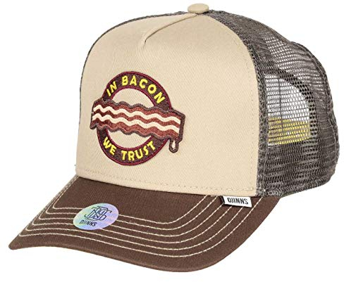 Djinns Trucker Cap Food Bacon Khaki (Food Trucker Cap) - Brown, Size: 55-61