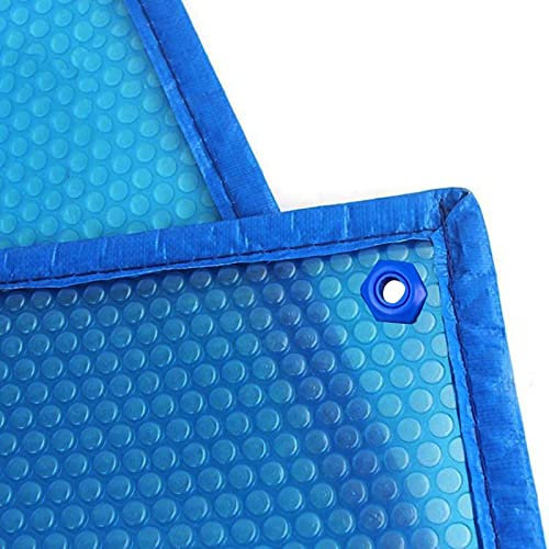 JLXJ Pool Solarplane Poolheizung Sommerrechteck Schwimmbadabdeckung, Blasenheizung Hochleistungs In-Ground Pools Covers, Solardecke Mit Ösen (Size : 4m x 8m(13ft×26ft))