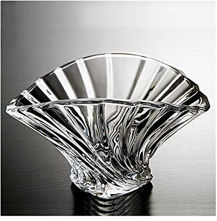 Bol de Service Bol en Verre en Forme de Cristal en Forme de Cristal en Forme de Cristal de Fruits de Fruits décoratifs Bol de Bonbons Bols de Snack Organisateur Salle de séjour Saladier Verre
