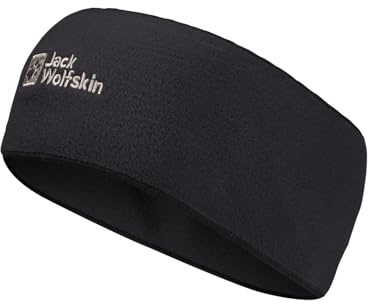 Jack Wolfskin Unisex Real Stuff Headband, Schwarz
