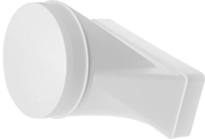 Repa Market 220 x 90 mm Tubo de conexión rectangular para tubo redondo - 150 mm - Conexión - Sistema de ventilación de aire - Elemento de ventilación para espacios limitados.