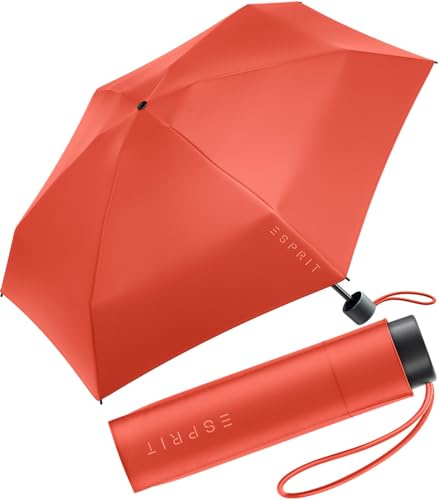 Esprit fickparaply i flerfärgad design, Kryddig orange, 95 cm, Fickparaply Super Mini