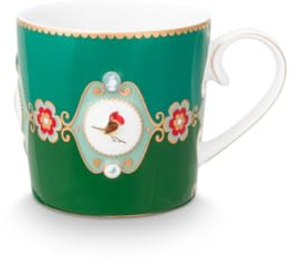 Pip Studio Love Birds Medallion Tasse grün 150ml