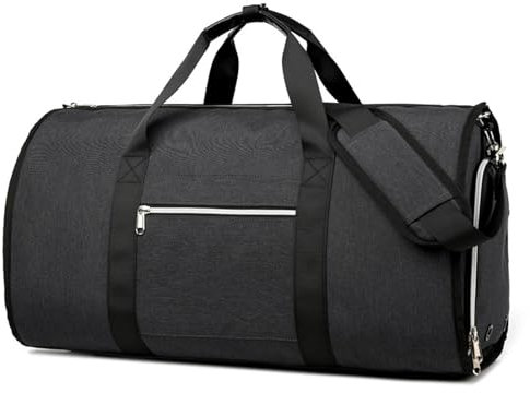 Handgepäck Kleidertasche Umwandelbarer Kleidersack Für Reisen 2 In 1 wasserdichte Reisetasche Mit Schuhbeutel Anzugtasche Hängender Koffer Wochenendtasche Sporttasche Für Damen Und Herren, 50L