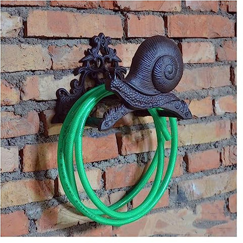Soporte de Manguera Colgador de manguera de jardín for ropa montado en la pared, soportes de manguera de jardín for montaje en pared de servicio pesado, carrete de manguera montado en la pared, soport