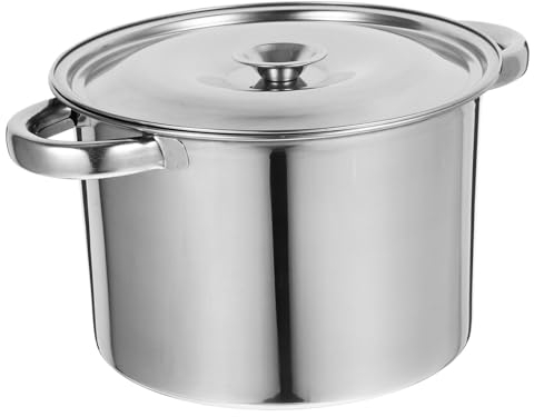 ANSNOW Marmite Couverte Cuisinière À Induction Marmite Bol À Œufs Marmite À Induction Marmite Réchauffeur de Beurre Pot À Vapeur de Crabe Pot À Soupe Cuiseur À Vapeur de Riz Couvercle de Cuisine Dom