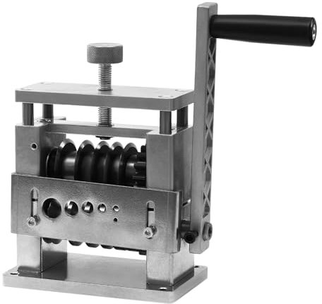 Máquina pelacables manual, pelacables con 6 agujeros, diámetro de pelado: 3,4 mm - 17 mm, altura de la hoja ajustable (plata)