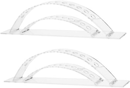 Ciieeo 2pezzi Espositore Per Lecca-lecca in Acrilico Trasparente Base Decorativa Per Lecca-lecca Porta Lecca-lecca Da Tavolo Accessori Per Esposizione Espositore Delicato Per Lecca-lecca