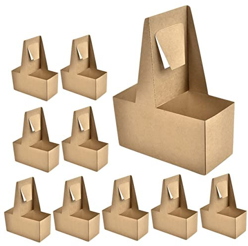 MAGICLULU 10piezas Portavasos Portabebidas Para Llevar Asa Para Reparto Para Frío y Té