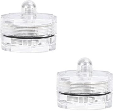 DECORNIJIA 2pièces Bougies Led Sans Flamme Bougeoirs Standard Alimentées Par Piles Décoration Mariage Fête Intérieur Extérieur