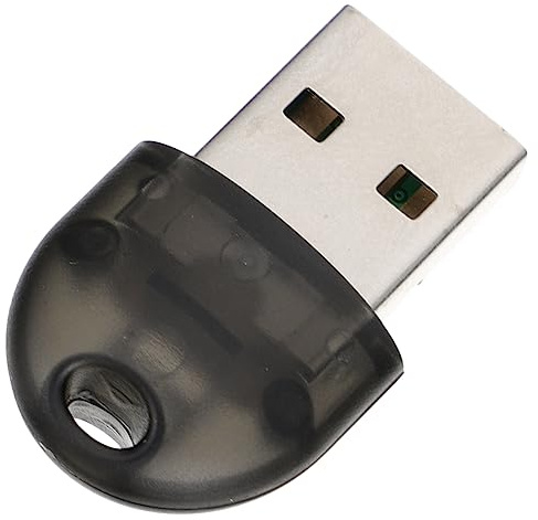 HOMSFOU Adattatore Wireless 5.0 USB Ricevitore e Trasmettitore Audio, Abs Nero, 100 Mbps, Raggio 15m per Computer e Portatile