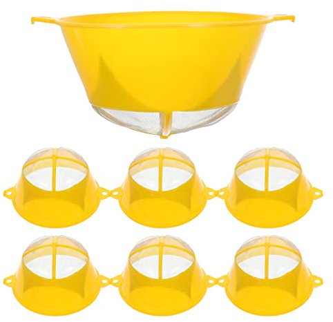 LIFKOME 10pcs Elasticated Paint Strainer Mesh Plastic Paint Filter Strainer for Art Craft Car and Home
