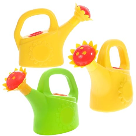 SUPVOX 3 Piezas Regaderas de Plástico para Juguete de Baño y Jardín con Diseño de Animales y Ergonómico para Interior y Exterior para Aprendizaje y