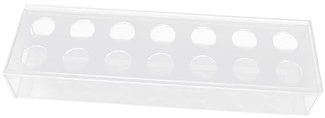 Amosfun Jarrón Acrílico Rectangular para Flores Decoración De Mesa De Boda Centro De Mesa Jarrón Decorativo para Escritorio Hogar