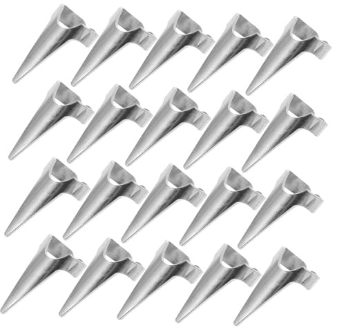 SOLUSTRE 50 Stück Flechthilfe Haarteilringe aus Legierung im Minimalistischen Punk Stil mit Klauenform zum Haar Abteilen und Stylen für Kreative Anlässe und Partys