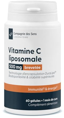 Vitamine C liposomale DuraLipo™ 500 mg - Biodisponibilité supérieure - Libération prolongée