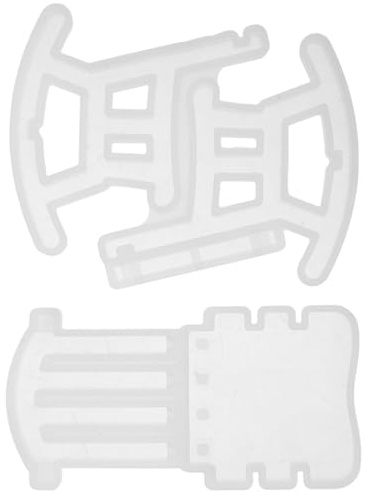 IWOWHERO Gungstolsform Litet Miniatyr Dockhusmöbler Miniatyrhusstolsformar Miniatyrmodellmöbelform Miniatyr Dockhus Gungstolsform Vit