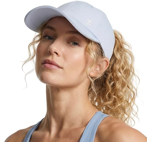 TOP-EX Damen Pferdeschwanz Basecap, leichte UV 50 Sportkappe für den Sommer | ChicPony™ UVCoolix™, kühlendes Schweißband, komfortable Zopföffnung, luftige Mesh-Einsätze, individuell verstellbare Passform
