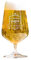 AMAVEL Verre Tulipe à Bière Pils avec Gravure Personnalisée Prénom, Blason Le Meilleur Papa du Monde, 400 ML