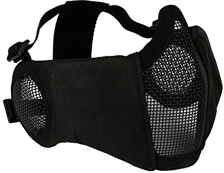 Tactical Airsoft Maske Halbunterseite Metall Stahlnetz Die Feld Elite Gehörschutz Outdoor Paintball