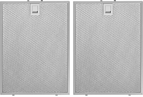 AllSpares Metall-Fettfilter (2 St.) für Dunstabzugshauben geeignet für Constructa Balay Blaupunkt Junker Bosch Siemens Neff 00703451/703451 | 358x265x8mm