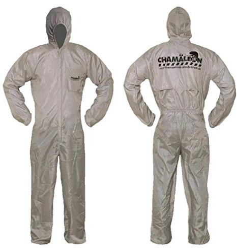 Chamäleon Profi Overall LACKIERANZUG Anzug LACKIEREROVERALL WASCHBAR GRAU (XXL)