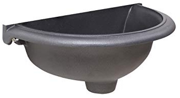 Fonderia Bongiovanni | Baignoire murale | Fontanelle de jardin | Modèle Taormina | Couleur Anthracite | pour Maison Jardin | Terrasse Cuisine | Fontanelle murale | Fontaine murale | Évier | Tinello